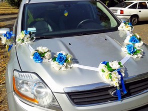 Украшение свадебных автомобилей машины прокат аренда
