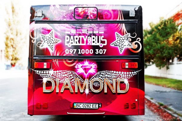 Пати бас Diamond PartyBus на прокат киев