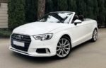 Audi A3 Cabrio белый прокат аренда кабриолета на свадьбу код 362