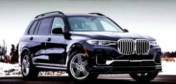 BMW XB7 ALPINA черный прокат аренда внедорожников киев