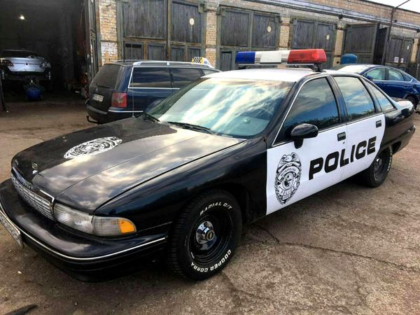 Chevrolet Caprice прокат аренда автомобиля полиции на съемки
