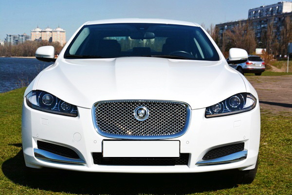 Jaguar XF белый прокат аренда на свадьбу