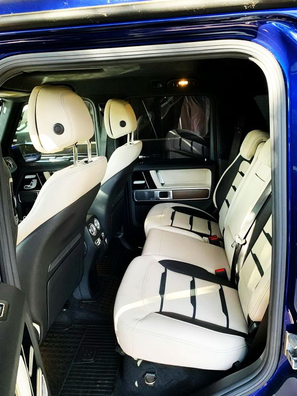 Mercedes Benz AMG G63 синий прокат аренда с водителем