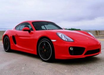  Porsche 718 Cayman красный спорткар арендовать на прокат с водителем