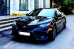 Toyota Camry V70 черная 2018 аренда авто код 149