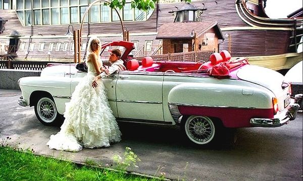 ZIM GAZ-12 cabrio на свадьбу киев