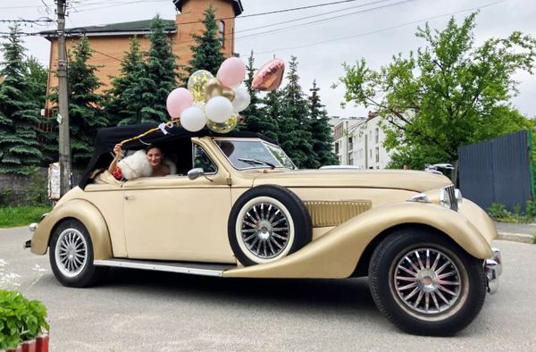 Кабриолет ретро Steyr аренда прокат ретро кабриолет на свадьбу для кино фотосессия