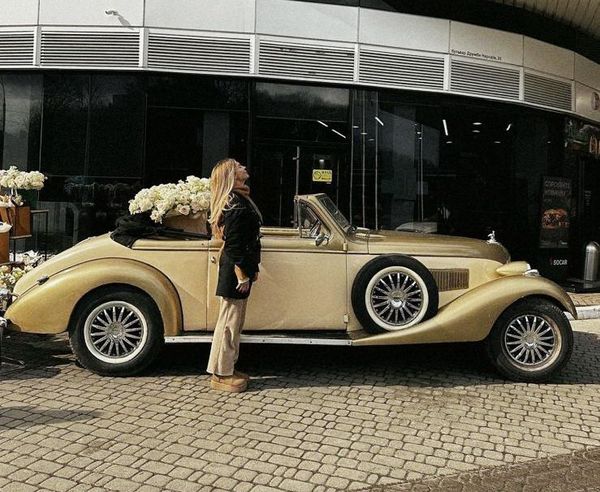 Кабриолет ретро Steyr аренда прокат ретро кабриолет на свадьбу для кино фотосессия