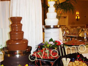 Шоколадный фонтан на свадьбу киев