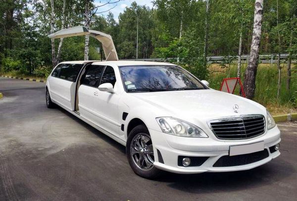 Mercedes W221 S63 белый прокат аренда на свадьбу