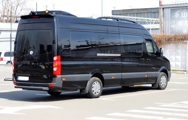 Mercedes Sprinter черный прокат аренда микроавтобус