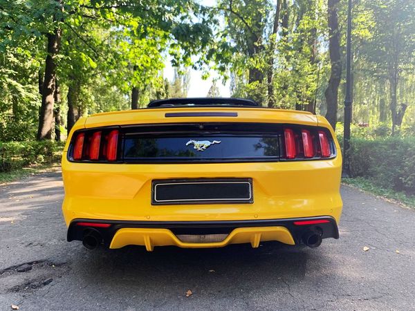 Ford Mustang желтый кабриолет прокат на съемки свадьбу без водителя фотосессию