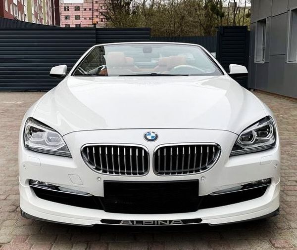 BMW ALPINA B6 белый кабриолет прокат аренда с водителем на свадьбу