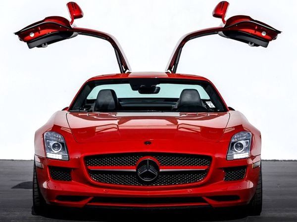Mercedes Benz SLS AMG красный прокат аренда спорткара мерседес