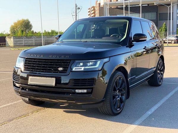 Range Rover Autobiography 5.0 Supercharger черный аренда с водителем без водителя