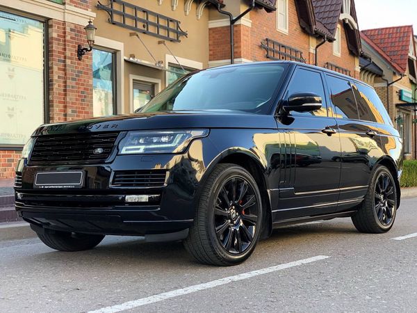 Range Rover Autobiography 5.0 Supercharger черный аренда с водителем без водителя