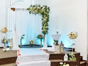 декор украшение свадебного зала на свадьбу в киеве
