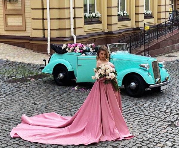  Кабриолет ретро Opel бирюзовый аренда ретро авто для фотосессии свадьбы съемки