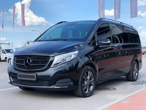 Микроавтобус Mercedes V класс заказать в аренду с водителем без водителя