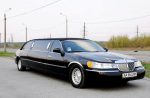 Аренда лимузина на свадьбу Lincoln Town Car черный код 051