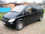 Микроавтобус на свадьбу трансфер Mercedes Vito Extra Long прокат код 290