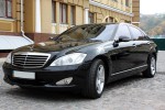 Mercedes W221 S550L черный на прокат Мерседес код 094