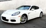 Porsche Panamera белая аренда на свадьбу код 160