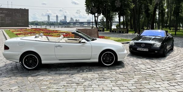 Mercedes W208 clk кабриолет на прокат в киеве