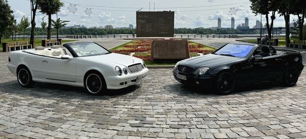 Mercedes W208 clk кабриолет на прокат в киеве