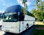 Оренда автобуса на весілля Neoplan 116H білого кольору в Києві код 299