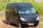 Микроавтобус на свадьбу Mercedes Sprinter черный аренда Киев цена код 308