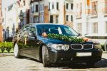 Аренда авто на свадьбу BMW 745L черный прокат код 118