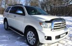 Позашляховик на весілля Toyota Sequoia біла оренда код 238