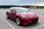 Авто на свадьбу съемки електрокар Tesla Model 3 75D прокат аренда код 252