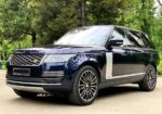 Внедорожник Range Rover Vogue Long синий аренда прокат без водителя код 221