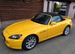 Honda S2000 желтый кабриолет аренда с водителем на съемки свадьбу код 140