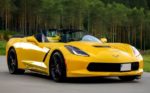 Прокат кабриолета Chevrolete Corvette Stingray желтый без водителя на cъемки с водителем код 011