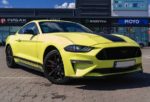 Ford Mustang GT 3.7 салатовий спорткар замовлення оренда з водієм на зйомки код 128