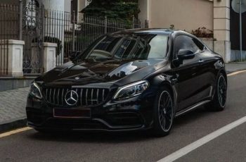 Mercedes Benz C 63 AMG Сoupe чорний прокат без водія мерседес на весілля