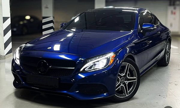 Авто без водителя Mercedes Benz С 300 синий на прокат