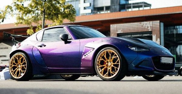 Mazda Miata ND кабриолет с водителем на съемки фотосессии 