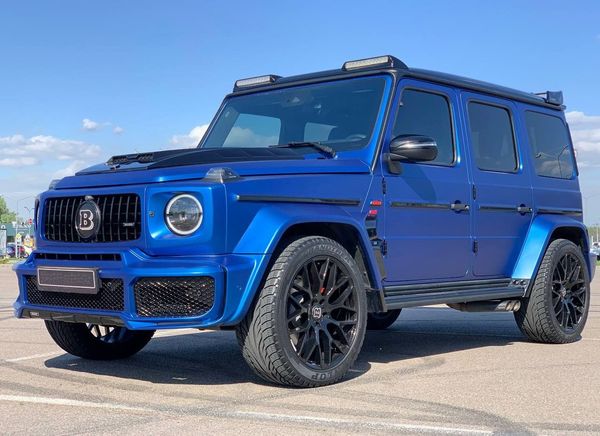 Mercedes-Benz G800 Brabus «Кубик» синий — аренда с водителем и без в Киеве 