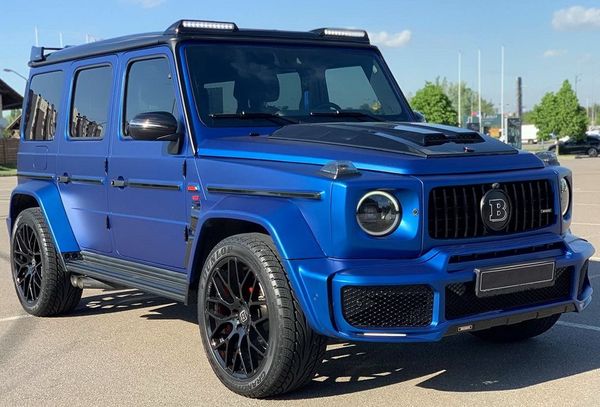 Mercedes-Benz G800 Brabus «Кубик» синий — аренда с водителем и без в Киеве 