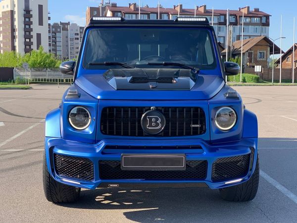 Mercedes-Benz G800 Brabus «Кубик» синий — аренда с водителем и без в Киеве 