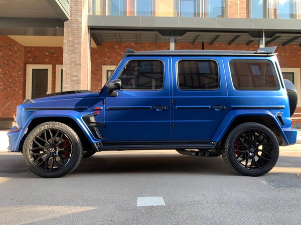 Mercedes-Benz G800 Brabus «Кубик» синий — аренда с водителем и без в Киеве 