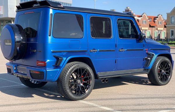 Mercedes-Benz G800 Brabus «Кубик» синий — аренда с водителем и без в Киеве 