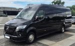 Оренда мікроавтобуса на весілля або трансфер Mercedes-Benz Sprinter чорний в Києві код 022